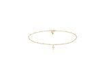 Collier ELLI "Choker Kugelkette Kreuz Glaube Schmuck Geschenk 925 Silber" Gr. 36, gold, Halsketten, Damen, 36, ohne Stein, Silber 925 (Sterlingsilber), L: 36, Collier