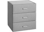 Nachttisch HOME AFFAIRE, grau, B:51cm H:58cm T:42cm, Tische, Nachttisch, moderner Nachttisch, passend zur Ethan-Serie