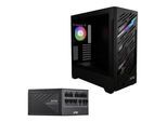 ADATA XPG PC-Gehäuse Starker Air BTF Midi-Tower schwarz + Netzteil Core Reactor II VE 850W