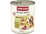 animonda GranCarno Original Nassfutter Hund Adult, Pansen 12x800 g