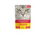 Josera Nassfutter Katze, Adult, Paté, Rind und Huhn 16x85 g