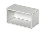 Schäfer Shop Genius Aufsatzregal TETRIS WOOD, 1 OH, B 800, lichtgrau