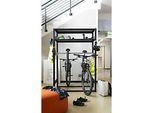 Bike-/Freizeit-Steckregalsystem ORDO Flex, Grundregal, multifunktional, B 1060 x T 635 x 2000 mm, tiefschwarz RAL 9005