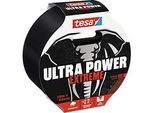 tesa® Montageband Ultra PowerExtrem, robust & reissfest, temperatur-/wasser-/UV-beständig, von Hand einreissbar, 1 Rolle mit L 10 m x B 50 mm, schwarz
