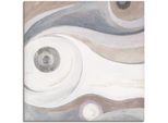 Leinwandbild ARTLAND "Sand-Pastell II - Abstrakt", beige (farbe bild(er): naturfarben), B:40cm H:40cm T:1,8cm, Bilder, Leinwandbild, auf Holzrahmen gespannt