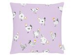 Dekokissen APELT "3102", lila (lila, mauve, bedruckt), B:40cm H:0,5cm L:40cm, Bezug: 75% Baumwolle, 25% Polyester, Dekokissen_Sitzkissen_Kissenhüllen