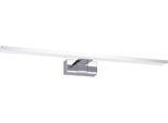 EGLO Spiegelleuchte "CONETTILLA Spiegellampe - Alu - LED - 10W - IP44", chrom, 1, H: 5cm, 1 Stk., Leuchten, Wandlampe, Badezimmerlampe, Bad, L60 x H5 x AL13 cm, Spiegelleuchte