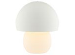 BRILLIANT LED Tischleuchte "Dupis", weiß, Ø 20cm H: 23,8cm, 1 Stk., Leuchten, LED Akku-Pilzleuchte, wireless charging, 24cm, 230lm, 2700K, dimmbar, LED Tischleuchte