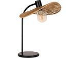 EGLO Tischleuchte "Siruela Tischlampe, Nachttischlampe, Metall und Papier, E27, Lampe", schwarz, 1, H: 46,5cm, 1 Stk., Leuchten, Tischleuchte - L32 x B36,5 x H46,5 cm - schwarz - 1X42W exkl., Tischleuchte