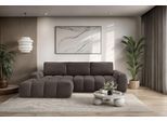 Ecksofa OTTO HOME "AZITA L-Form, 270 cm - OTTO. Verlässliche Qualität.", braun, B:270cm H:84cm T:166,5cm, 100% Polyester, Sofas, Ecksofa, wahlweise als Schlafsofa m. Bettkasten, Bubble-Optik