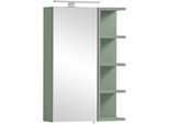 Spiegelschrank SCHILDMEYER "Piazza, Breite 49,7 cm", pistazie, B:49,7cm H:74,8cm T:16cm, FSC-zertifizierter Holzwerkstoff, Schränke, Spiegelschrank, Made in Germany