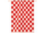 Badetuch PAD "CHESS, 70x140 cm", orange (rust), B:70cm L:140cm, Frottee, Frottee, Handtücher, Badetuch, Made in Europe, 100% Baumwolle, modernes Karo Design