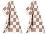 Seiftuch PAD "CHESS, 30x30 cm", schwarz (charcoal), B:30cm L:30cm, Frottee, Frottee, Handtücher, 2-tlg. Set, Made in Europe, 100% Baumwolle, modernes Karo Design