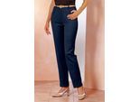 Bequeme Jeans CLASSIC BASICS, Damen, Gr. 24, Kurzgrößen, blau (marine), 97% Baumwolle, 3% Elasthan, unifarben, lang, Jeans