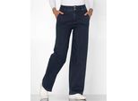 Bequeme Jeans CLASSIC BASICS, Damen, Gr. 24, Kurzgrößen, blau (dunkelblau), 81% Baumwolle, 17% Polyester, 2% Elasthan, lang, Jeans