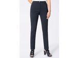 Bequeme Jeans CLASSIC BASICS, Damen, Gr. 24, Kurzgrößen, blau (marine), 98% Baumwolle, 2% Elasthan, unifarben, lang, Jeans