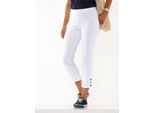 7/8-Jeans CLASSIC BASICS, Damen, Gr. 24, Kurzgrößen, weiß, 97% Baumwolle, 3% Elasthan, unifarben, 7/8-Länge, Jeans