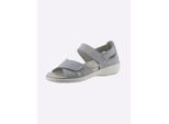 Sandale CLASSIC, Damen, Gr. 39, blau (eisblau), Nubukleder, Schuhe Sandale