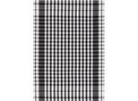 Geschirrtuch STUCO "vichy", schwarz (schwarz, weiß), B:50cm L:70cm, 100% Baumwolle, Geschirrtücher, Geschirrtuch