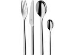 Besteck-Set SILIT "Trend", edelstahl, 24 tlg., Edelstahl 18/10, Essbesteck-Sets, poliert, Crominox: Edelstahl 18/10, Wellenschliff