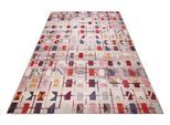 Teppich WECON HOME "Monor Beach", rot, B:240cm H:6mm L:340cm, Baumwolle, Teppiche, Teppich, Vintage, Baumwolle, Kurzflor, Wohnzimmer, Schlafzimmer, gemustert
