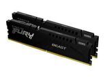 Kingston FURY™ Beast DDR5 Speicher 16GB 6000MT/s CL30 DIMM (2er-Kit) Schwarz EXPO