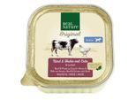 REAL NATURE Nassfutter Hund, Junior, Rind und Huhn mit Ente 17x100 g