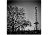 Leinwandbild ARTLAND "Berlin Funkturm", schwarz (farbe bild(er): schwarz), B:70cm H:70cm T:1,8cm, Bilder, Leinwandbild, auf Holzrahmen gespannt