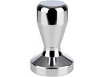 Tamper BUDDY'S "Buddy´s Bar - Barista Edition", silber (silberfarben), T:5,3cm, Edelstahl, Silikon, Barista-Sets, Premium, Kaffee Verdichter Kaffeemehlpresser, Espresso Stempel