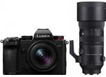 Panasonic Lumix DC-S5D+ S 18-40mm f4,5-6,3 + Sigma 70-200mm f2,8 S L-M - abzgl. 200,00€ SIGMA Weihnachts-Cashback - nach 800 EUR Panasonic Lumix X-Mas Sofortrabatt Aktion