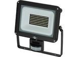 Brennenstuhl LED Aussenstrahler JARO 7060 P, 50W, 5800lm, IP65, Bewegungsmelder 180°, Aluminium, schwarz