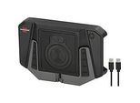 Brennenstuhl Wireless Charging Pad WCP, 10W, Magnetbefestigung, USB C kompatibel, inkl. 1m Kabel, schwarz