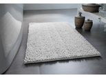 Badematte WECON HOME BASICS "Benno", weiß, H:22mm, Polyester, Badematten, Badematte, waschbar, rutschfest, sehr weich, strapazierfähig, Chenille, robust