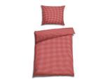 Florella Bettwäsche , Rot, Weiß , Textil , Karo , 140x200 cm , Oeko-Tex® Standard 100, Oeko-Tex® Made IN Green , bügelfrei, pflegeleicht, atmungsaktiv, hautfreundlich, schadstoffgeprüft , Heimtextilien, Bettwäsche & Leintücher, Bettwäsche, Seersucker-Bettwäsche