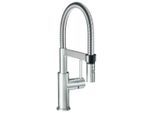 Villeroy & Boch Küchenarmatur Steel Expert Compact, Edelstahl, Metall, 4.2x40x22 cm, herausziehbare Spülbrause, schwenkbarer Auslauf 360°, Küchen, Küchenausstattung, Küchenarmaturen