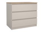 Boxxx Kommode, Eiche, Kaschmir, Holzwerkstoff, 3 Schublade(n) Schubladen, 77x70.1x50 cm, FSC Mix, Made in Denmark, Typenauswahl, Beimöbel erhältlich, stehend, Wohnzimmer, Kommoden & Sideboards, Kommoden