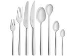 Justinus Besteckset Level 48/1, Edelstahl, Metall, 48-teilig, 39.5x6.1x50.2 cm, Essen & Trinken, Besteck, Besteck-Sets