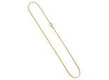 Goldkette JOBO "Kette Ankerkette 2,0 mm 45 cm", gold (gelbgold 333), Halsketten, Damen, Gelbgold 333, L: 45, Goldkette, 333 Gold massiv und diamantiert
