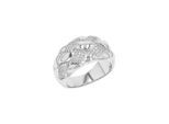 Fingerring JOOP "Schmuck, Geschenk" Gr. 60, silberfarben, kristallweiß, Fingerringe, Damen, 60, Silber 925 (Sterlingsilber), 5mm, Fingerring, mit Zirkonia (synth.)
