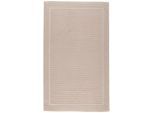 Bio:Vio Badematte , Beige , Textil , Struktur , rechteckig , 70x120 cm , Textiles Vertrauen - Oeko-Tex®, Gots, Bsci, Oeko-Tex® Standard 100 , schadstoffgeprüft , Heimtextilien, Badtextilien, Badematten & WC Vorleger