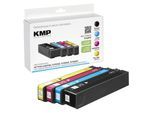 KMP Druckerpatronen H165VX schwarz, cyan, magenta, gelb kompatibel zu HP 973X (L0S07AE, F6T81AE, F6T82AE, F6T83AE), 4er-Set