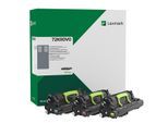 Lexmark Original Entwicklereinheit 3er-Set cyan, magenta, gelb (72K0DV0) für CS82x, CX8xx