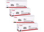 Canon Original 055 Toner - 4er-Set cyan, magenta, gelb, schwarz