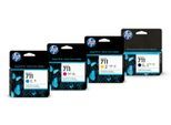 HP Original 711 Druckerpatronen - 4er Multipack (CZ130A, CZ131A, CZ132A, CZ129A)