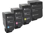 Lexmark Original Toner - 4er Multipack für CS727de, CS728de, CX727de