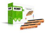 KMP Toner B-T125X cyan, magenta, gelb kompatibel zu brother TN-247C/M/Y, 3er-Set