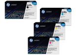 HP Original 647A/ 648A Toner 4er Set schwarz, cyan, magenta, gelb