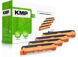 KMP Toner B-T09M schwarz, cyan, magenta, gelb kompatibel zu brother TN243BK/C/M/Y, 4er-Set