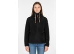 Fleecejacke ICEPEAK "ICEPEAK COLONY", Damen, Gr. XL, basic schwarz, Obermaterial: 100% Polyester, normal, Jacken Fleecejacke, sportlicher Stil, für vielseitige Aktivitäten, mit Reissverschluss