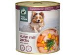 Pure Nature Nassfutter Hund Adult 6 x 800 g Rind mit Lamm & Huhn